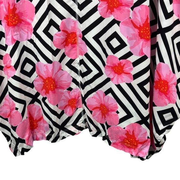 NWT Hue Flower Pop Sleep Kimono Wrap Size L/XL - Picture 5 of 10
